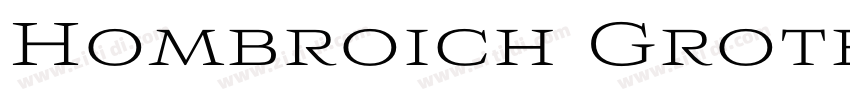 Hombroich Grotesk Re字体转换